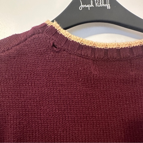 Vintage Esprit Maroon Knit Crewneck Pullover Sweater Size Small Women’s - Picture 8 of 11